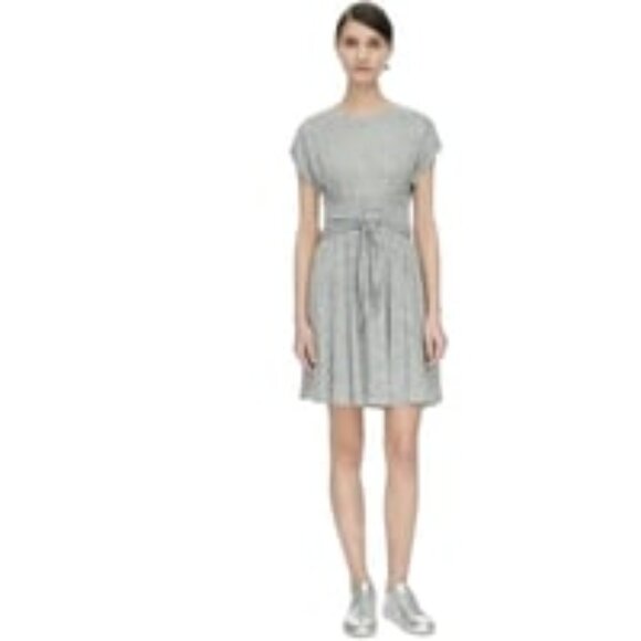 Rebeca Taylor Women_s Gray Tie Front Cuffed Short - Picture 1 of 5